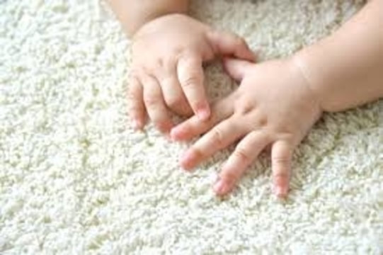 Baby Crawling on carpet